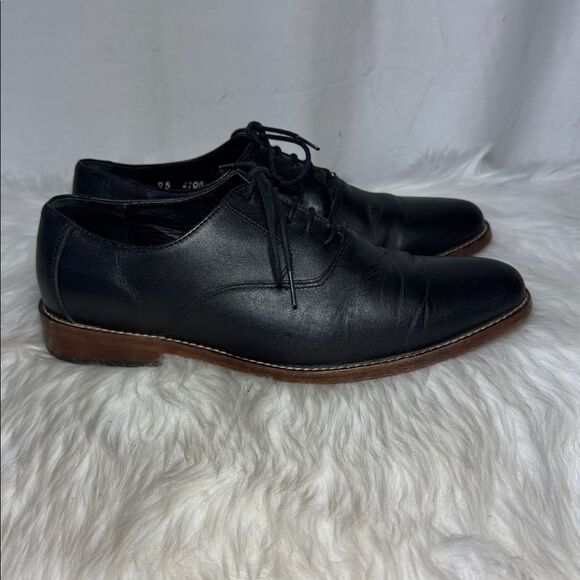 Nisolo Men\'s Classic Everyday Black Leather Oxfords‎ Sz 9.5